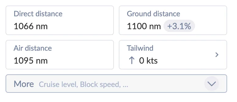 Additional flight parameters added