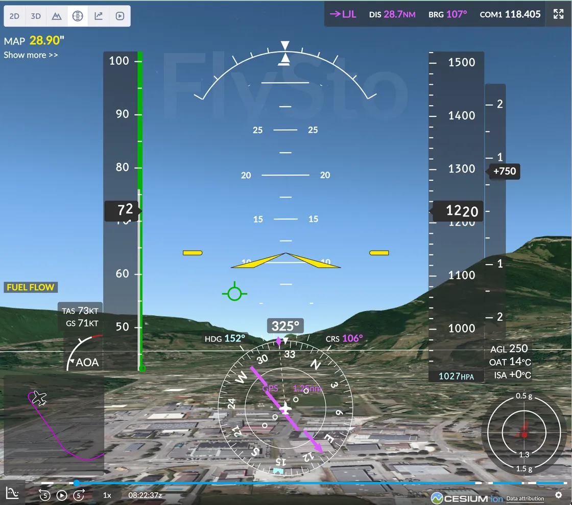 CAS messages from Garmin G3X logs added to Cockpit view